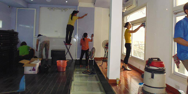 Mỗi một công việc dọn vệ sinh cần số lượng đội vệ sinh công nghiệp khác nhau