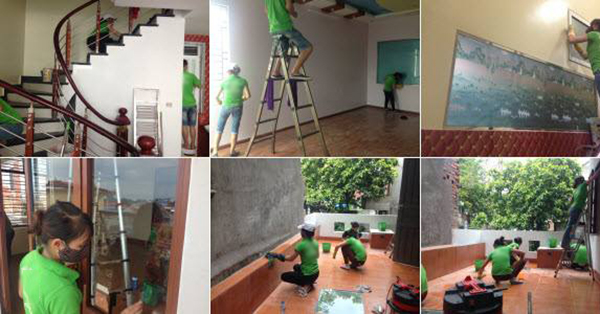 Cách dọn nhà sau xây dựng vừa nhanh vừa sạch